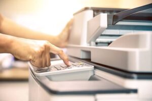 Cara print di mesin fotocopy canon